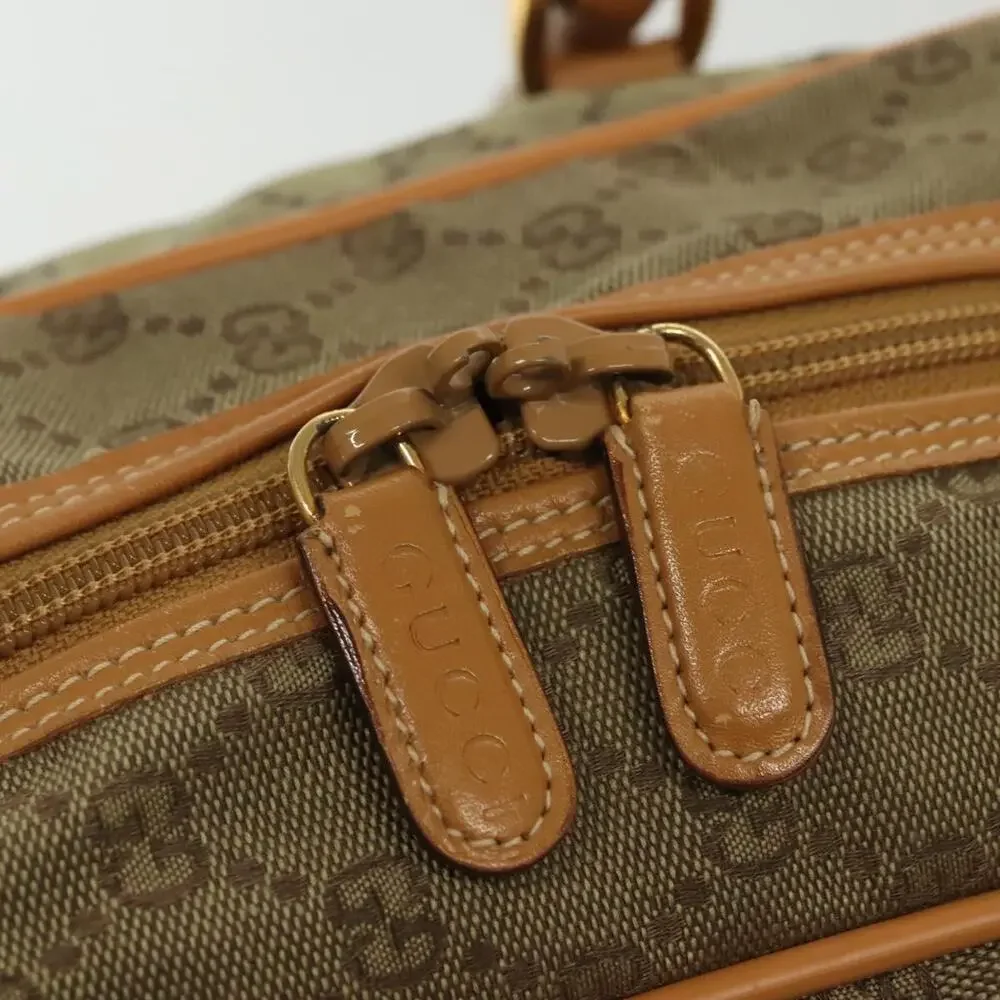 GUCCI GG Canvas Boston Bag Gold Beige 013 123 013 123